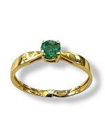 Anello Demetra Donna CHROMA in Oro Smeraldo 010.F.S.030.Y